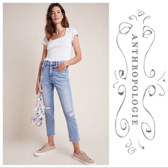 Anthropologie Denim - NWT Pilcro Ultra High-Rise Slim Straight Jeans